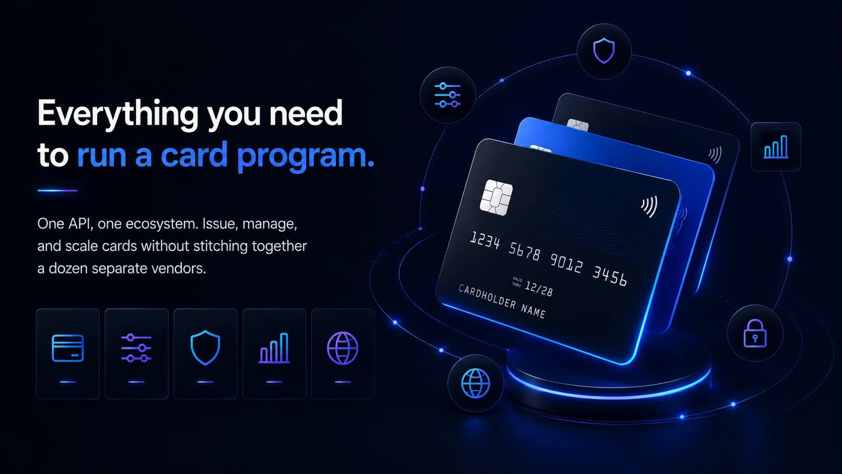 KalZero card program — issuing dashboard and controls